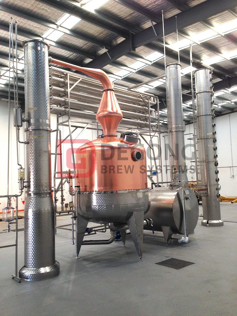 VodkaLight, v Gaitneau, Quebec, Kanada má stále ještě 2 000-litrový, 2-sloupcový hrnec DEGONG, jakož i Distillery Mash Tun s drtivým pouzdrem, kvašením, mícháním a skladovacími nádobami