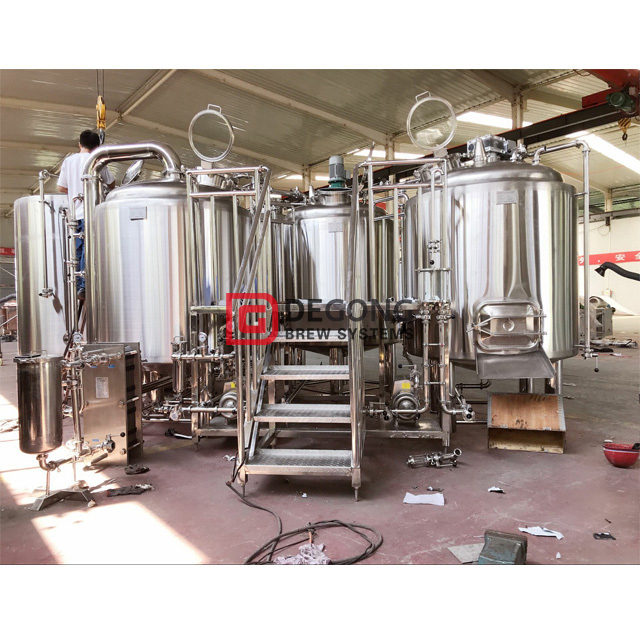 Pivovarské vybavení 10HL sanitární (elektrický plynový a parní ohřev) nerezový pivní stroj na míru
