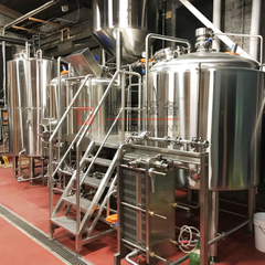 K dispozici zařízení na výrobu piva z nerezové oceli 1 000 l, tři varny pivovarského systému v Itálii