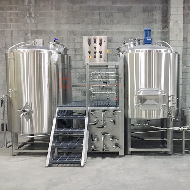 500L Kompletní automatizovaný pivovarský systém pro řemeslné pivo s třímístným zařízením na vaření piva s certifikací PED