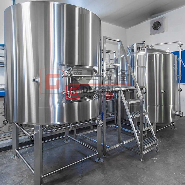 1000 l Double Izolované parní topení Gravity Pivo Pivovarské zařízení Kompletní pivovarské zařízení
